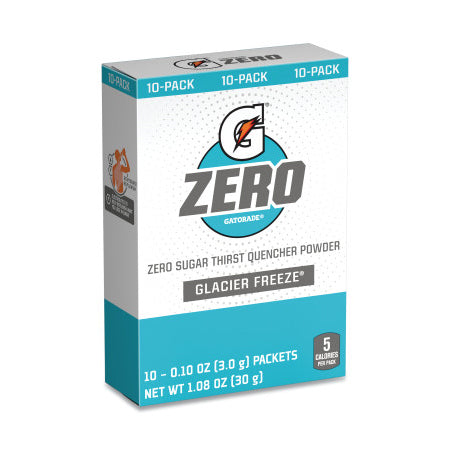 G Zero Powder Stick, 0.10 oz Volume, 16.9 oz Yield, Glacier Freeze 308-04457