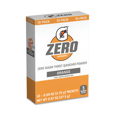 G Zero Powder Stick, 0.10 oz Volume, 16.9 oz Yield, Orange 308-04490