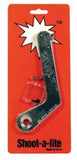 Shurlite Spark Lighter, Shoot-a-lite Lighter, Flat-Pistol Shape, 5 Renewals 322-730