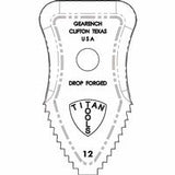 Titan Chain Tong Replacement Part, 1-Pair Jaws, Used with C12-P 306-C121