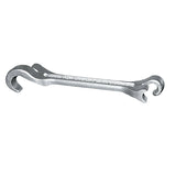 Titan Valve Wheel Wrench, Double-End, Forged Alloy Steel, 8 in OAL, 1/2 in and 21/32 in Openings 306-VW0