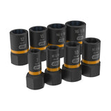 Bolt Biter Extraction Socket Set, 8 Pc, Black Oxide, Chrome-Molybdenum, Set 329-84782