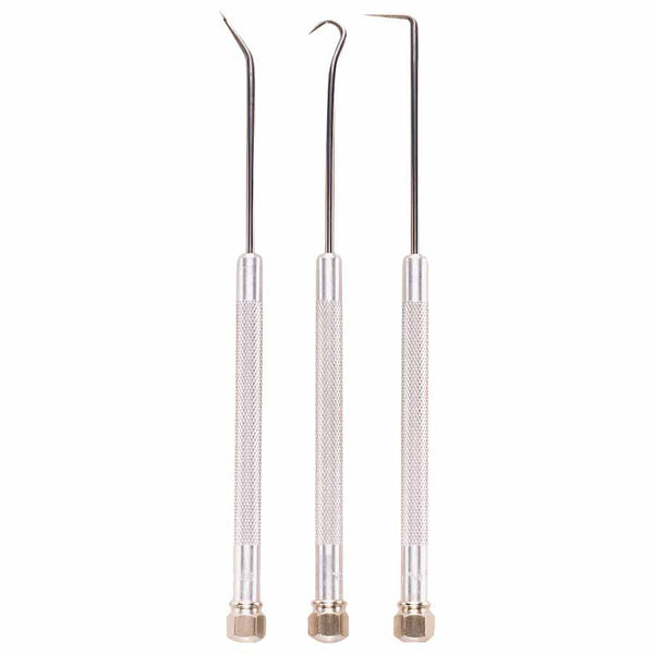 3-Piece Probe Sets, Knurled Handle, Heat-Treated High-Carbon Steel Tip 318-862