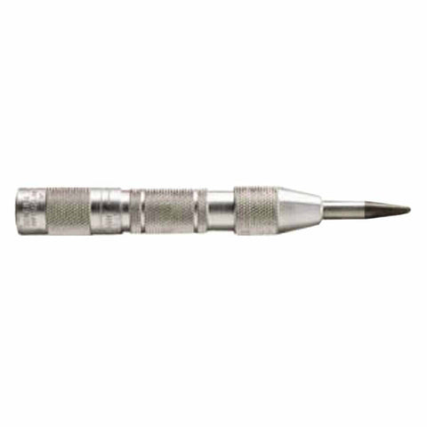 Ball Bearing Automatic Center Punch, 5 in, 1-1/4 in tip, Aluminum 318-77