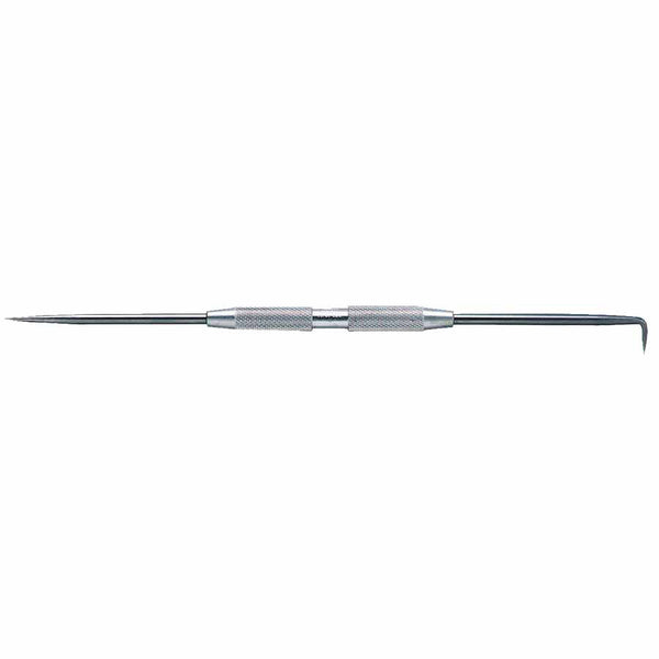 Fixed Two Point Scriber, 8-7/16 in, Hardened Steel, Straight Point; 90? Point 318-80