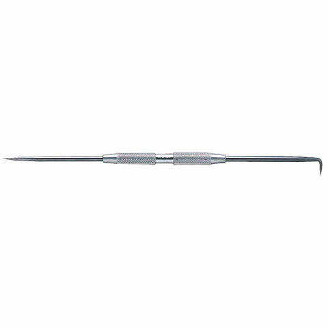 Fixed Two Point Scriber, 8-7/16 in, Hardened Steel, Straight Point; 90? Point 318-80