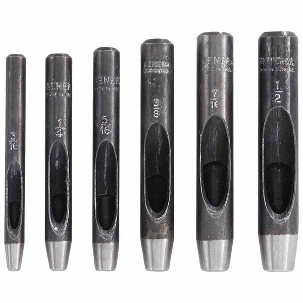 Hollow Steel Punch Sets, Round, English, Vinyl Case 318-1280ST