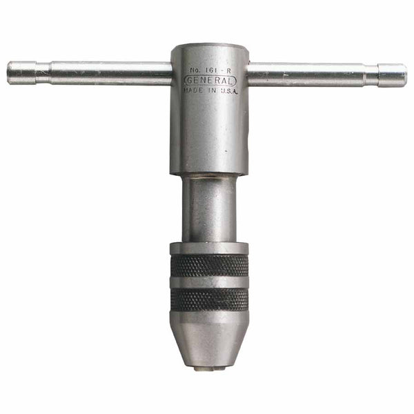 Reversible Ratchet Tap Wrench, 3-1/2 in Length, No. 0 to 1/4 in Tap Size 318-161R