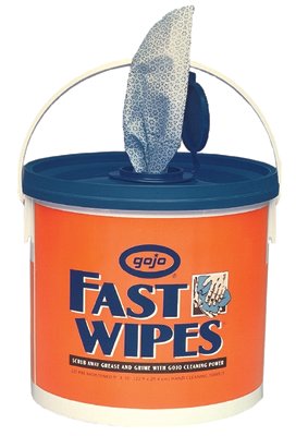 FAST WIPES Hand Cleaning Towels, Citrus, Wet Wipe Bucket, 225 315-6299-02