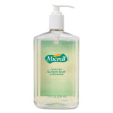 MICRELL Antibacterial Lotion Soap, Pump Bottle, 12 oz, Floral Scent 315-9759-12