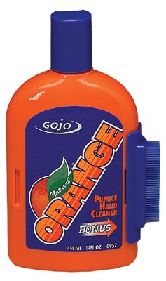 Natural Orange Pumice Hand Cleaners, Citrus, Squeeze Bottle, 14 oz 315-0957-12