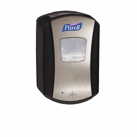 LTX Touch-Free Hand Sanitizer Dispenser, 700 mL Refill Size, Black/Chrome, LTX-7 315-1328-04