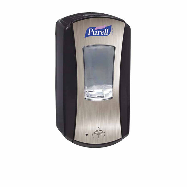 LTX Touch-Free Hand Sanitizer Dispenser, 1200 mL Refill Size, Black/Chrome, LTX-12 315-1928-04