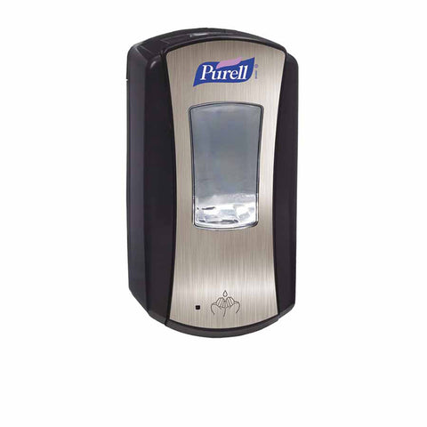 LTX Touch-Free Hand Sanitizer Dispenser, 1200 mL Refill Size, Black/Chrome, LTX-12 315-1928-04