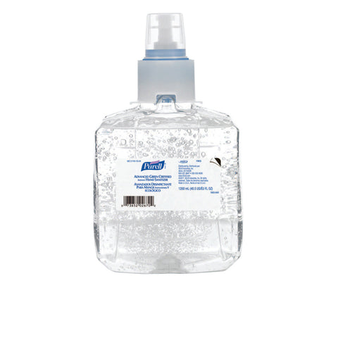 Advanced Hand Sanitizer Green Certified Refill, 1200 mL, Alcohol Odor, Gel, for LTX-12 Dispenser 315-1903-02
