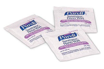Hand Sanitizing Wipes Alcohol Formula, Individually Wrapped, 5 in W x 7 in L, 1000 Wipes in Bulk, Alcohol Odor 315-9021-1M