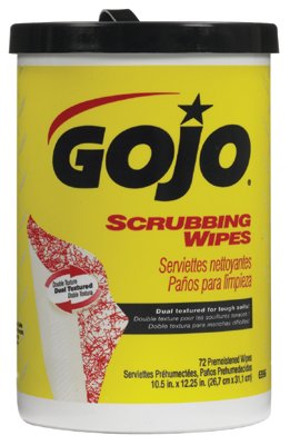 Scrubbing Wipes, Citrus, Bucket, 72 Wipes 315-6396-06