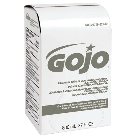 Ultra Mild Antimicrobial Lotion Soaps w/Chloroxylenol, Lemon, Bag-in-Box, 800 mL 315-9212-12
