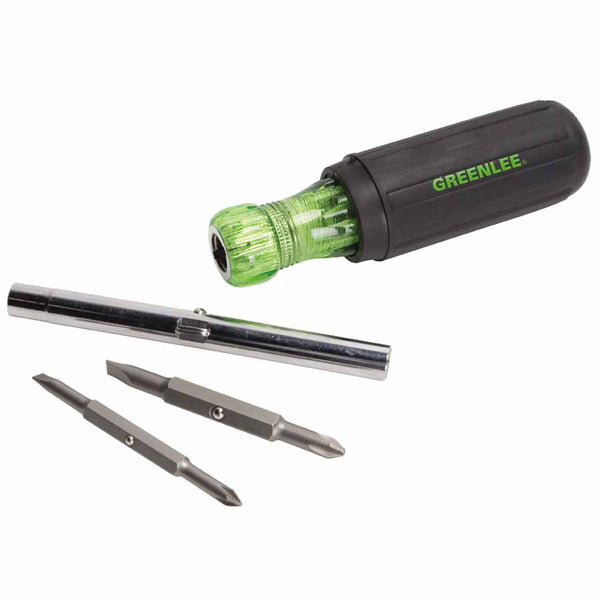 6-IN-1 Multi-Tool, #1/#2, 5/16 in and 1/4 in Opening, 3/16 in and 1/4 in Tip W, 7-1/2 in Long 332-0153-42C