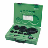 Bi-Metal Hole Saw Kits, with Case, 3/4 in - 4 3/4 in Cut Diam. 332-890