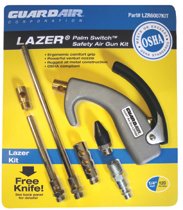 7 Pc. Lazer Series Air Gun Kits, 3 in; 6 in Extension 335-LZR6007KIT