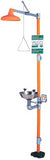 Eye Wash & Shower Stations, 11 1/2 in, SS & Safety Orange 333-G1902