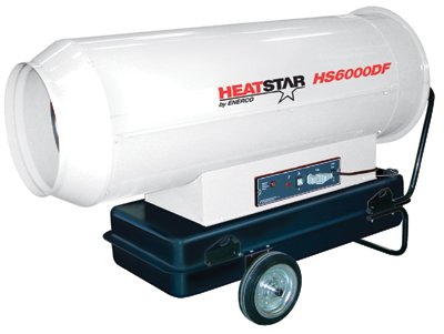 Portable Diesel Direct-Fired Heaters, 27.7 gal, 115 V 373-HS3500DF