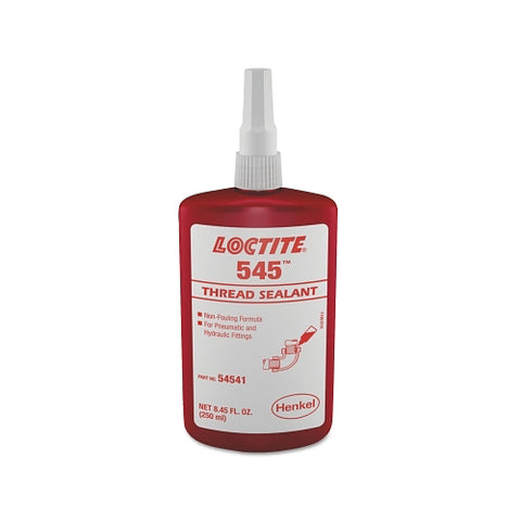 545 Thread Sealant, Hydraulic/Pneumatic Fittings, 50 mL, Bottle, Purple 442-135486