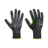 CoreShield A4/D Coated Cut Resistant Gloves, 10/XL, HPPE/Basalt, Nitrile Micro-Foam, 13 ga, Black 582-24-0513B/10XL