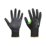 CoreShield A4/D Coated Cut Resistant Gloves, 10/XL, HPPE/Steel, Nitrile Micro-Foam, 18 ga, Black 582-24-9518B/10XL