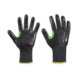 CoreShield A4/D Coated Cut Resistant Gloves, 10/XL, HPPE/Basalt, Smooth Nitrile, 13 ga, Black 582-24-0913B/10XL