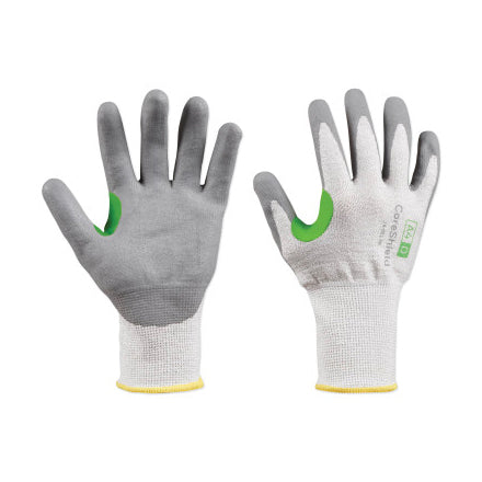 CoreShield A4/D Coated Cut Resistant Gloves, 11/XXL, HPPE/Basalt, Nitrile Micro-Foam, 13 ga, Grey 582-24-0513W/11XXL