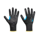 CoreShield A6/F Coated Cut Resistant Gloves, 10/XL, HPPE/Alloy/Basalt, Smooth Nitrile, 13 ga, Black 582-26-0913B/10XL
