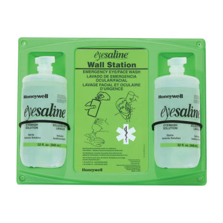 Eyewash Wall Station, 32 oz, Double Bottle 714-32-000462-0000-H5