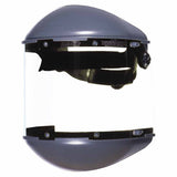 Dual Crown Faceshield Systems, 4 in Crown, 3C Ratchet, Clear/Noryl 280-FM400DCCL