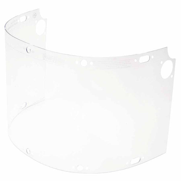 Dual Crown Faceshield Systems, 4 in Crown, Speedy Loop, Clear/Noryl 280-FM5400DCCL