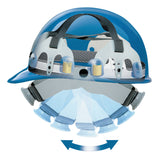 E2 Hard Hats, SwingStrap, SuperEight, Black 280-E2SW11A000