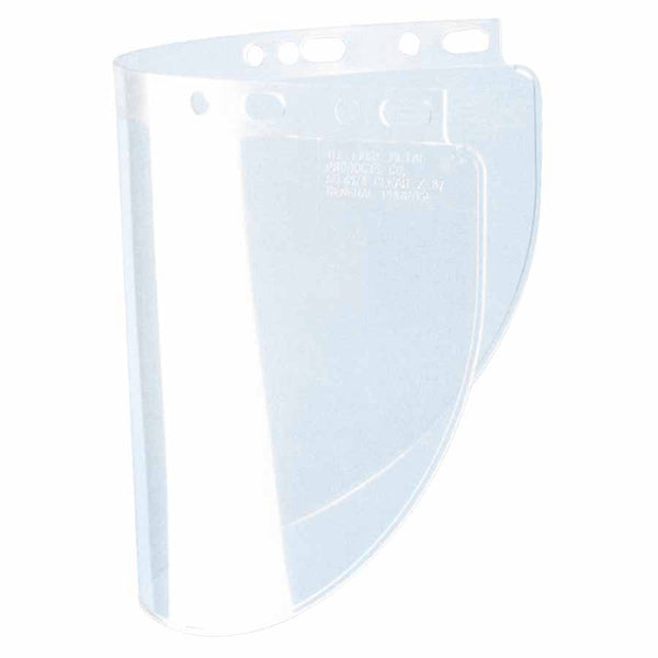 High Performance Faceshield Window, Clear, Wide View, 16-1/2 in W x 8 in L 280-4178CL