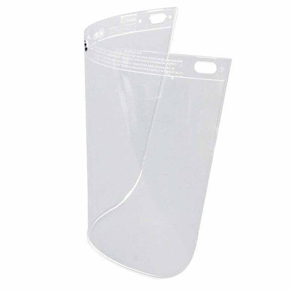 High Performance Faceshield Window, Clear, Wide View, 16-1/2 in W x 8 in H 280-4178CLBP