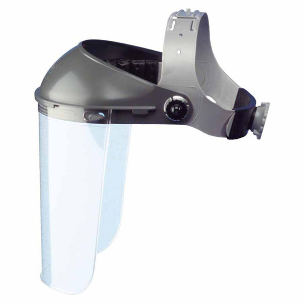 High Performance Faceshield System, F500 Series, 7 in Crown, Quik-Lok Mounting Cup 280-F4500