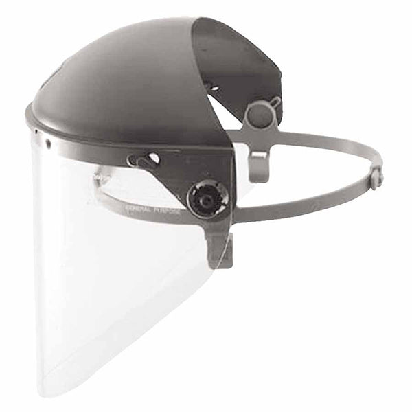 High Performance Faceshield Systems for Hard Hat, F500 Series, 7 in Crown, SpeedyLoop 280-F5500