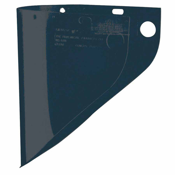 High Performance Faceshield Windows, Shade 3, Extended, 19-3/4 in W x 9 in L 280-4199IRUV3BP