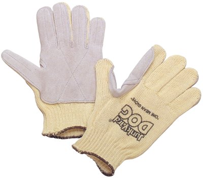 Junk Yard Dog Gloves, Men's, Yellow 582-KV18A-100-50