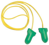 MAXIMUM LITE Disposable Earplugs, Foam, Green, Corded 154-LPF-30