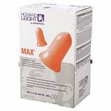MAXIMUM Disposable Earplugs, Foam, Coral, Uncorded, Dispenser Box 154-MAX-1-D
