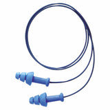 SmartFit Detectable Earplugs, TPE, Blue, Corded 154-SDT-30