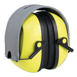 VeriShield 100 Series Passive Earmuffs, 27 dB, Hi-Viz Yellow, Folding, VS120FHV 154-1035106-VS