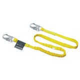 Adjustable Web Lanyard, 6 ft, Anchorage Connection, 310lb Cap, Yellow 493-213WLS-Z7/6FTYL
