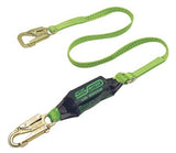 BackBiter Tie-Back Lanyard, 6 ft, Locking Snap Hooks, 310 lb Cap., 2 Legs 493-8798B/6FTGN