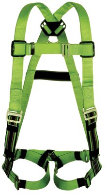 DuraFlex Python Ultra Harness, Back D-Ring, Universal, Green 493-P950QC/UGN
